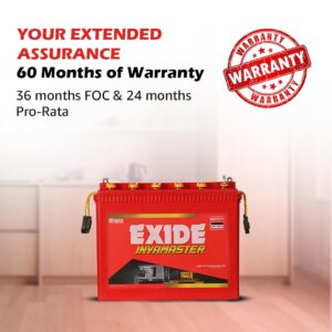 Exide InvaMaster 150AH Tall Tubular Battery FEM0-IMTT1500