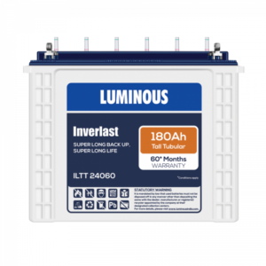 Luminous Inverlast ILTT24060 180AH Tall Tubular Battery
