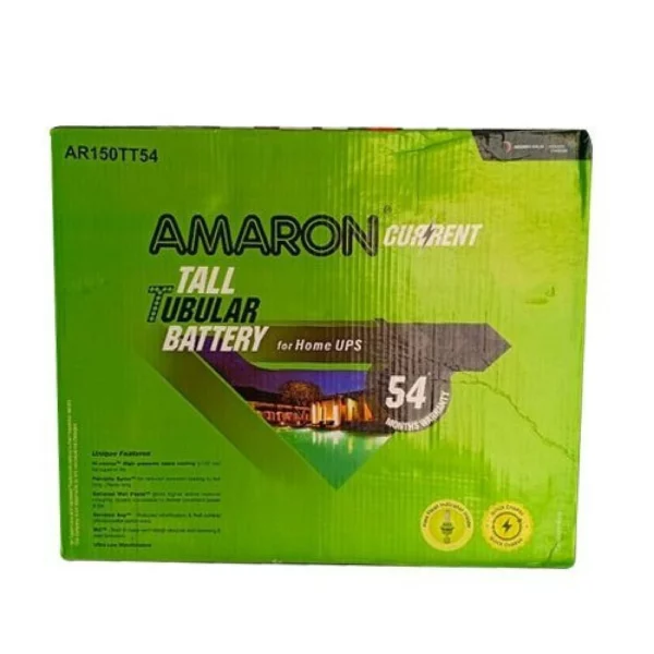 Amaron 150AH Semi Tall Tubular Battery 54 Months Warranty